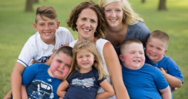 Betty Vertin and family