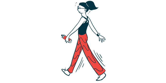 New York City Marathon/musculardystrophynews.com/woman walking illustration