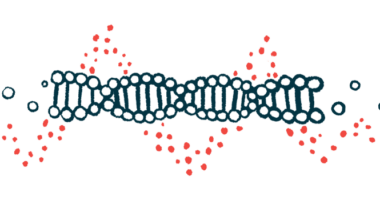 An illustration of a DNA strand.