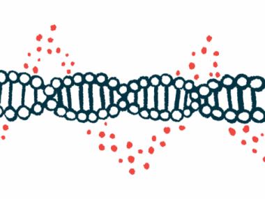 An illustration shows a DNA strand.