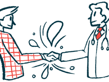 vamorolone | Muscular Dystrophy News | illustration of handshake