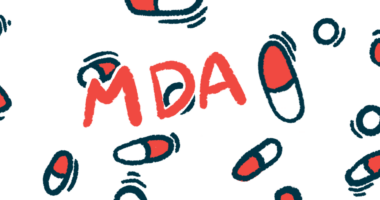 An illustration of pills for MDA conference story.