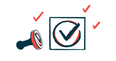 A rubber stamp is shown alongside a stamp of a checkmark, with three little checkmarks floating nearby.