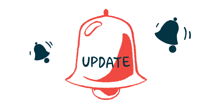 A bell with the word 'update' on it in all capital letters is flanked by two smaller ringing bells.
