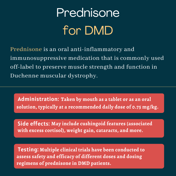 Prednisone for Duchenne muscular dystrophy