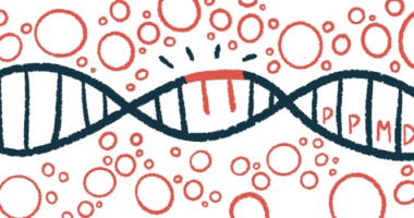 An illustration depicts a gene drawn in black, against a white background with red circles.