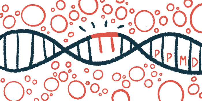 An illustration depicts a gene drawn in black, against a white background with red circles.