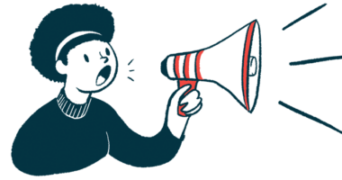 Illustration of woman using a megaphone.