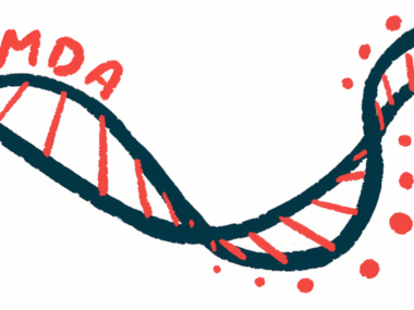 The letters MDA are shown atop an illustration of a strand of DNA.