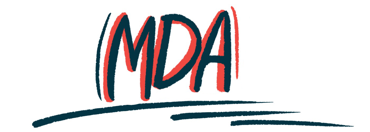 The letters MDA are shown atop a black underline.